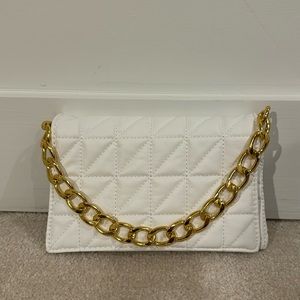 White and Gold handbag!